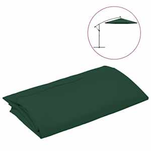 vidaXL Asenduskangas p&auml;ikesevarjule Roheline 300 cm