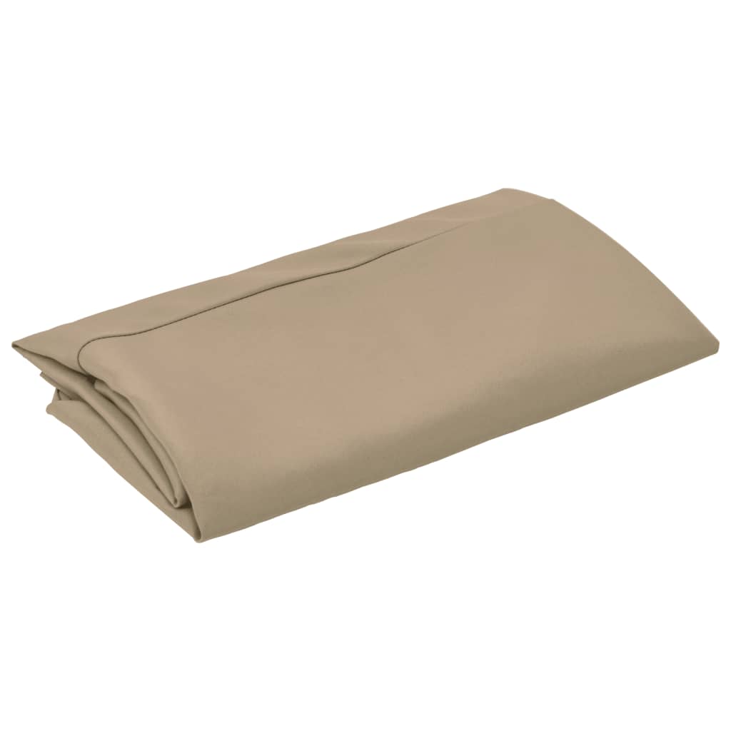 

vidaXL Vervangingsdoek voor zweefparasol 300 cm taupe