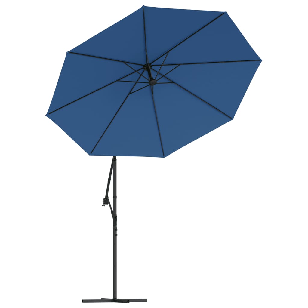Azúrkék konzolos napernyő csereponyva 300 cm 