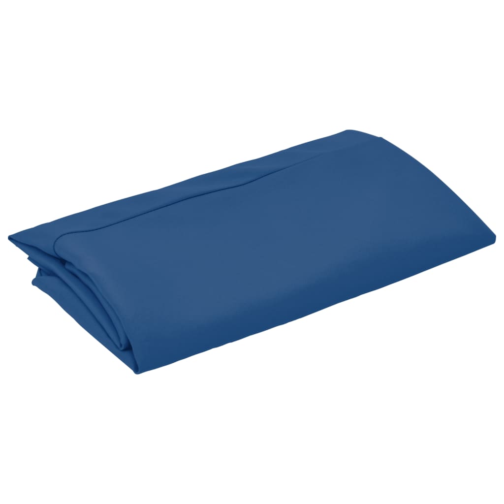 vidaXL Tecido substituição p/ guarda-sol cantilever 350 cm azul-ciano