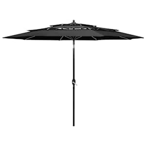 Senčnik aluminij antraciten 3 m