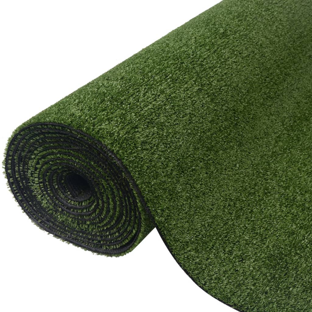 5: vidaXL kunstgræs 1,5x15 m/7-9 mm grøn