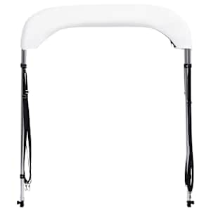 Bimini stříška se 2 oblouky bílá 150 x 120 x 110 cm - obrázek 6