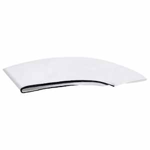 Bimini stříška se 2 oblouky bílá 150 x 120 x 110 cm - obrázek 7