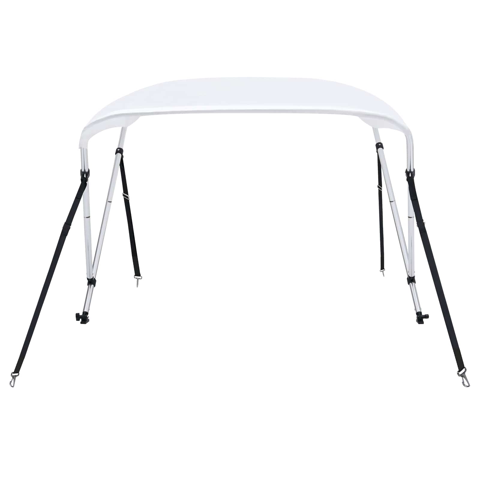 Τέντα Σκάφους με 2 Αψίδες Λευκή 150x120x110 εκ. - Image 5