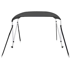 Bimini stříška se 2 oblouky antracitová 180 x 130 x 110 cm - obrázek 5