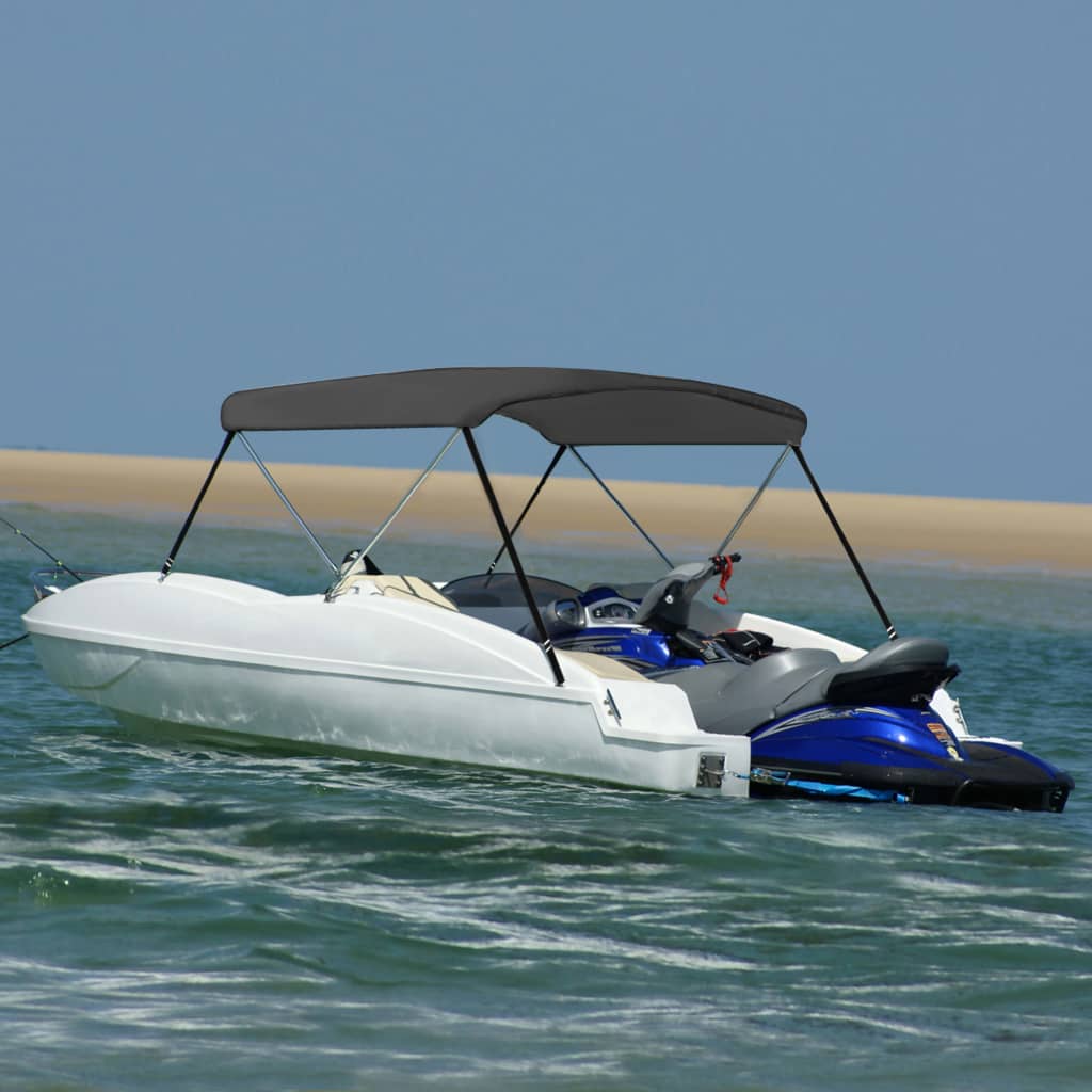  Bimini Top Water Resistant Anti-UV Boat Canopy Canvas Cover Canopy vidaXL