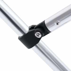 Bimini stříška se 4 oblouky bílá 243 x (230–244) x 137 cm - obrázek 10