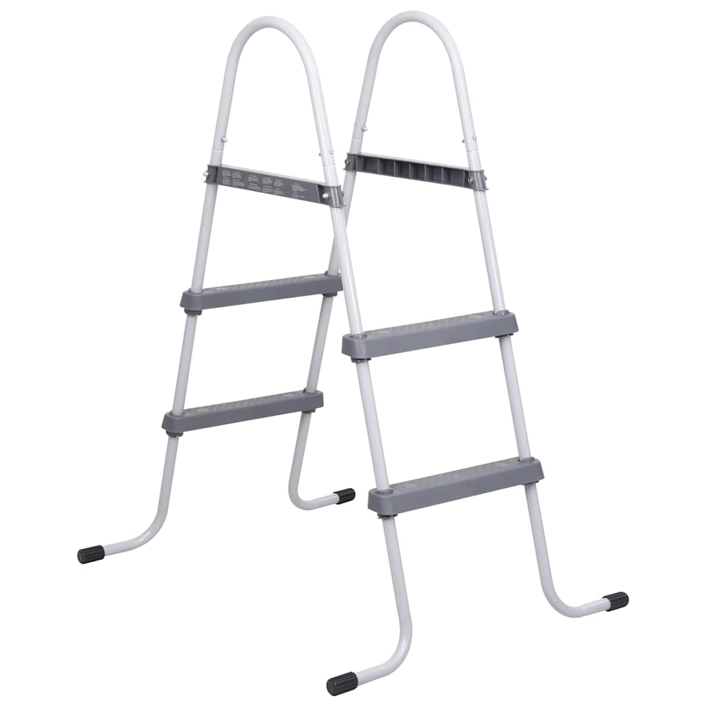 vidaXL Uima-altaan tikkaat teräs 84 cm