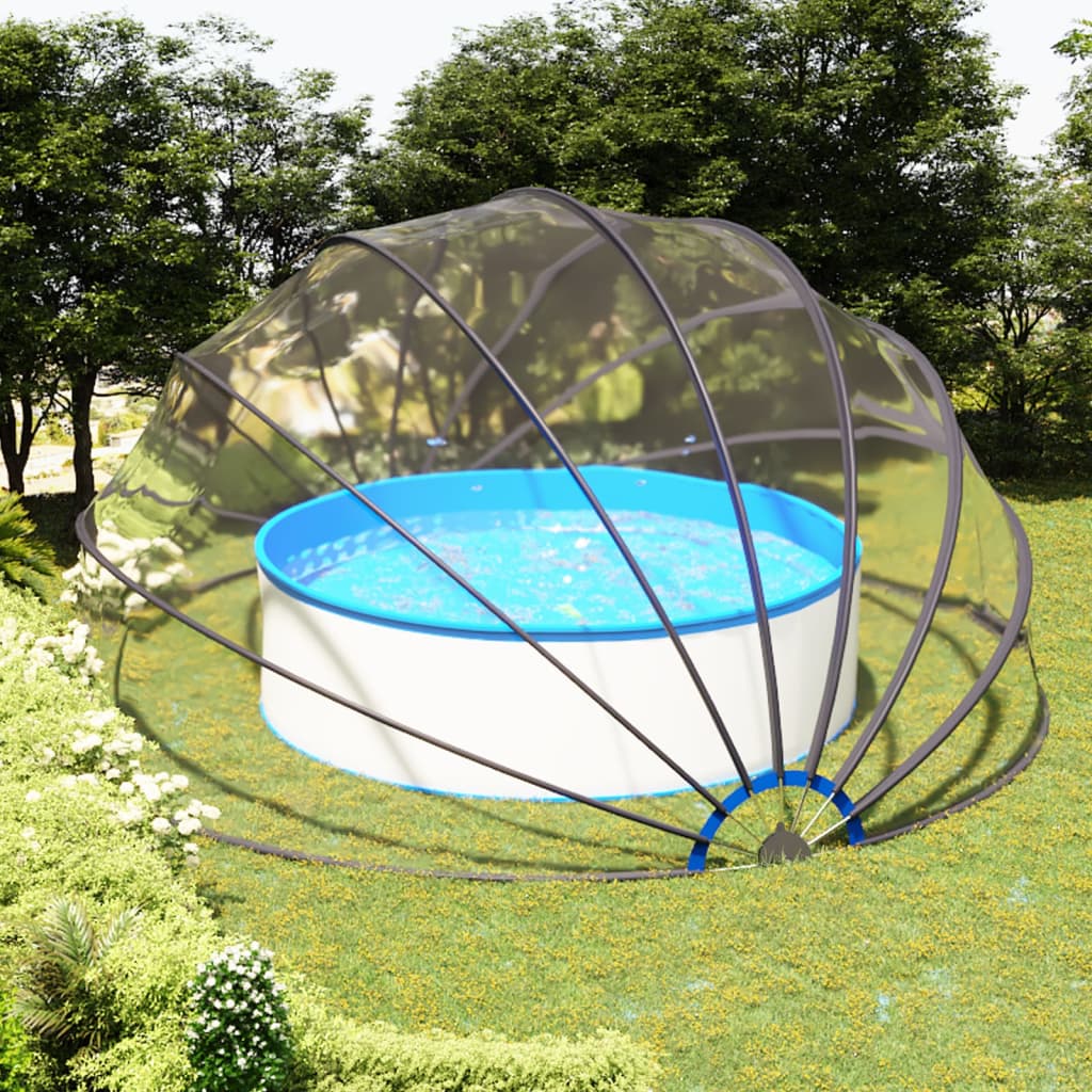 vidaXL Cupolă pentru piscină, 550×275 cm vidaxl.ro