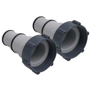 vidaXL basseini voolikuadapterid, 2 tk, plast