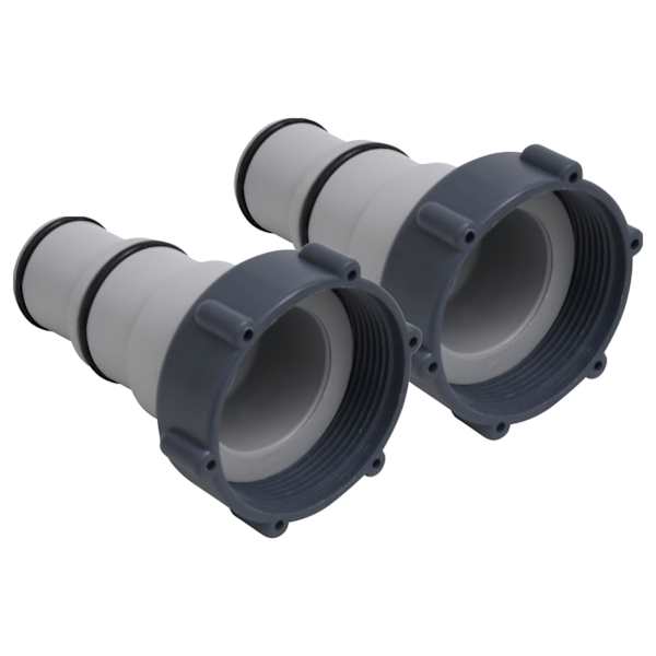 vidaXL basseini voolikuadapterid, 2 tk, plast