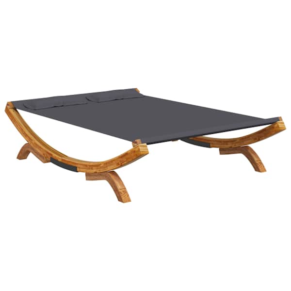 vidaXL lamamistool, 165 x 188,5 x 46 cm, painutatud puit, antratsiit