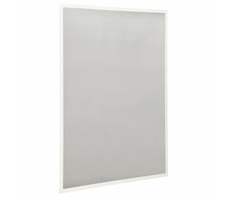 vidaXL Moustiquaire pour fenêtre Blanc 80x120 cm