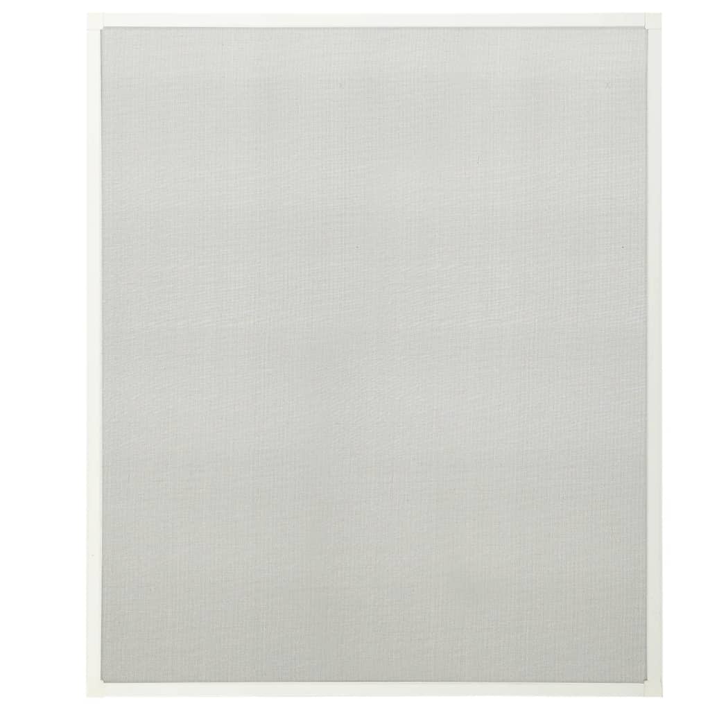 vidaXL PlasÄƒ de insecte pentru ferestre, alb, 110×130 cm