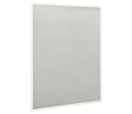 vidaXL Tinklelis nuo vabzdžių langams, baltos spalvos, 110x130cm