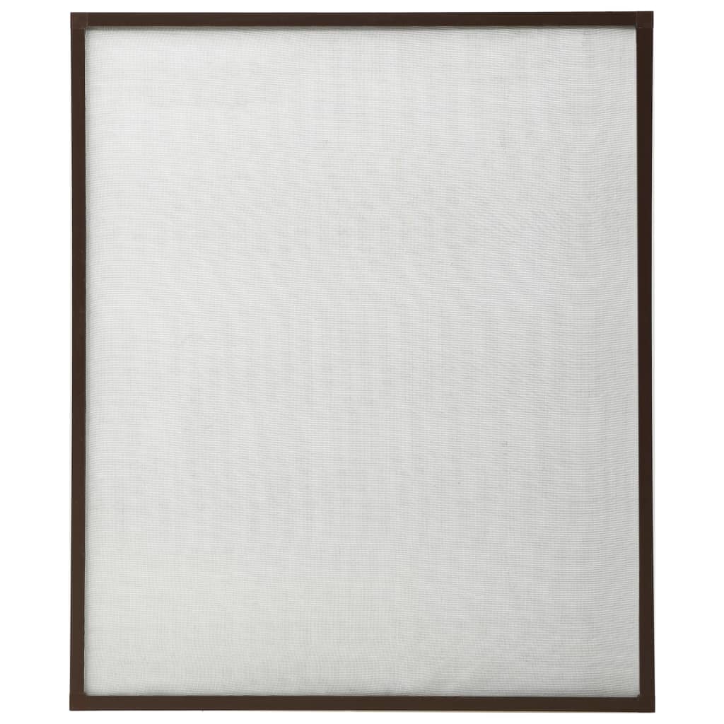 vidaXL Plasă de insecte pentru ferestre, maro, 110×130 cm vidaXL