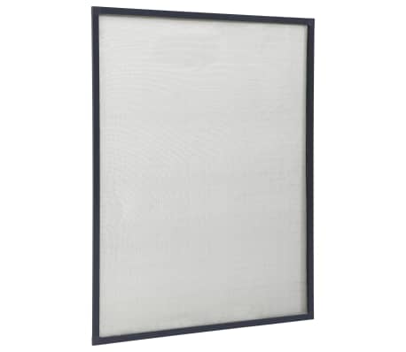 vidaXL Mosquitera para ventanas gris antracita 80x100cm