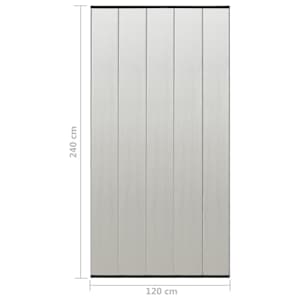 Dveřní síť proti hmyzu s 5dílným závěsem černá 120 x 240 cm - obrázek 8