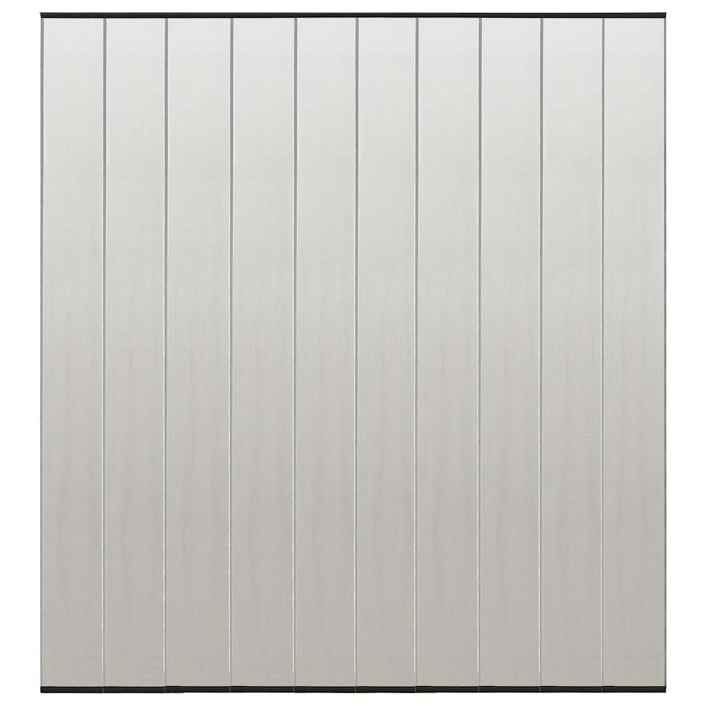 vidaXL Dveřní síť proti hmyzu s 10dílným závěsem černá 240 x 240 cm