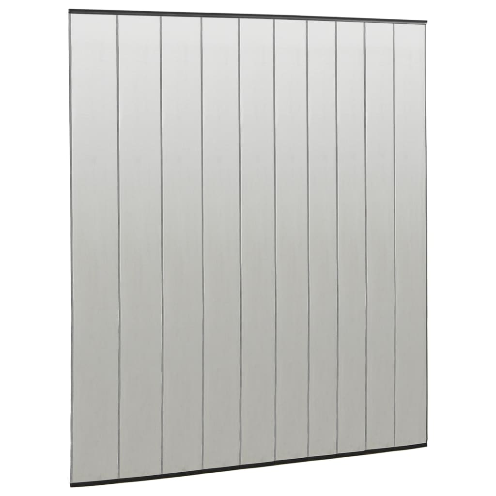 vidaXL fekete szúnyogháló ajtóra 10 részes hálós függönnyel 240x240 cm