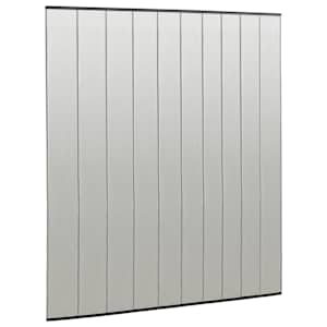 Dveřní síť proti hmyzu s 10dílným závěsem černá 240 x 240 cm - obrázek 2