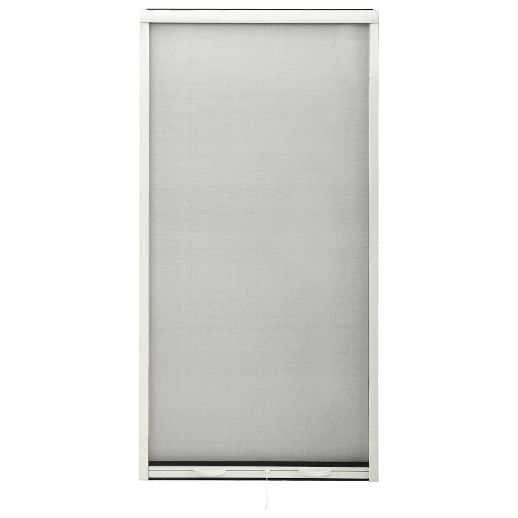 vidaXL Plasă de insecte pentru ferestre tip rulou, alb, 70×150 cm vidaXL