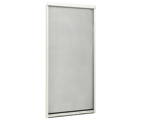 vidaXL Plasă de insecte pentru ferestre tip rulou, alb, 70x150 cm