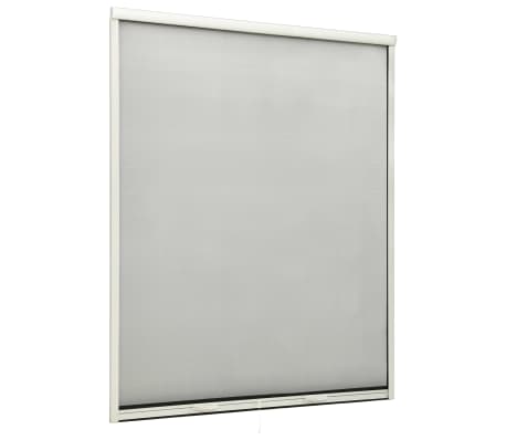 vidaXL Mosquitera enrollable para ventanas blanco 150x170 cm