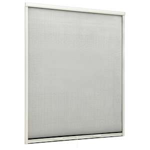 vidaXL Nedrullbar insektskjerm for vinduer hvit 160x170 cm