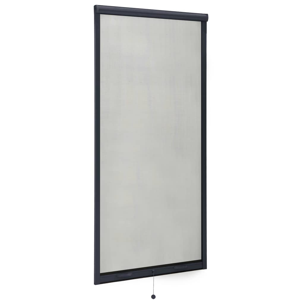 

vidaXL Raamhor oprolbaar 60x150 cm antracietkleurig