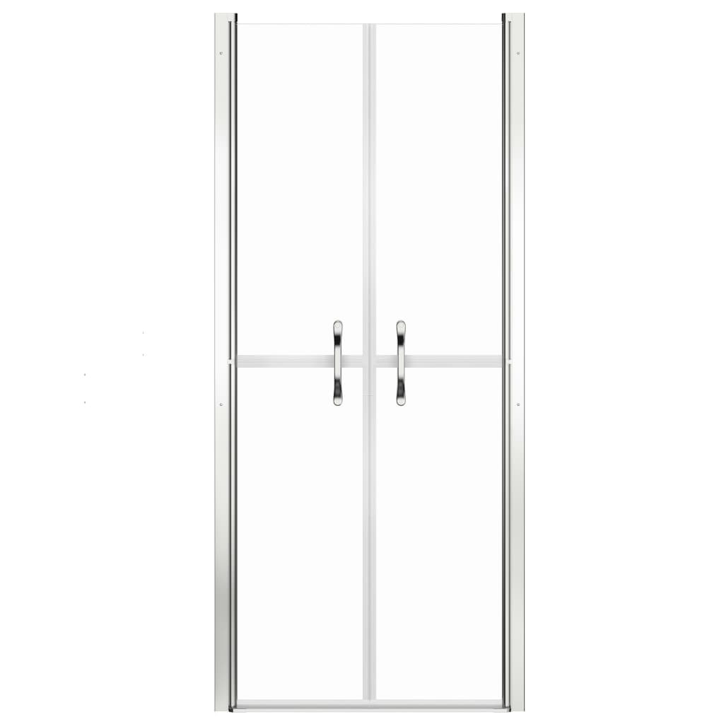 vidaXL Douchedeur 76x190 cm ESG transparant afbeelding