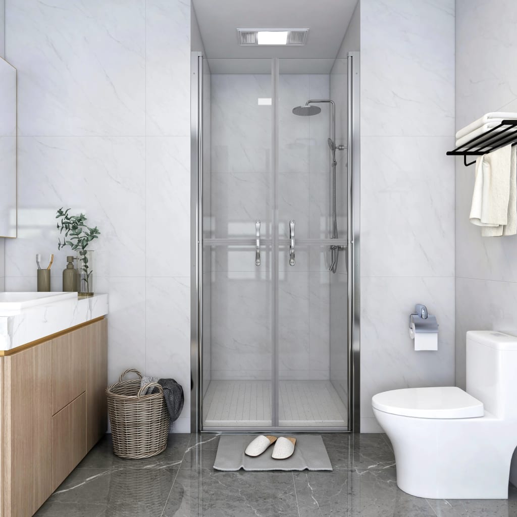 vidaXL Ușă cabină de duș, transparent, 86 x 190 cm, ESG imagine vidaxl.ro