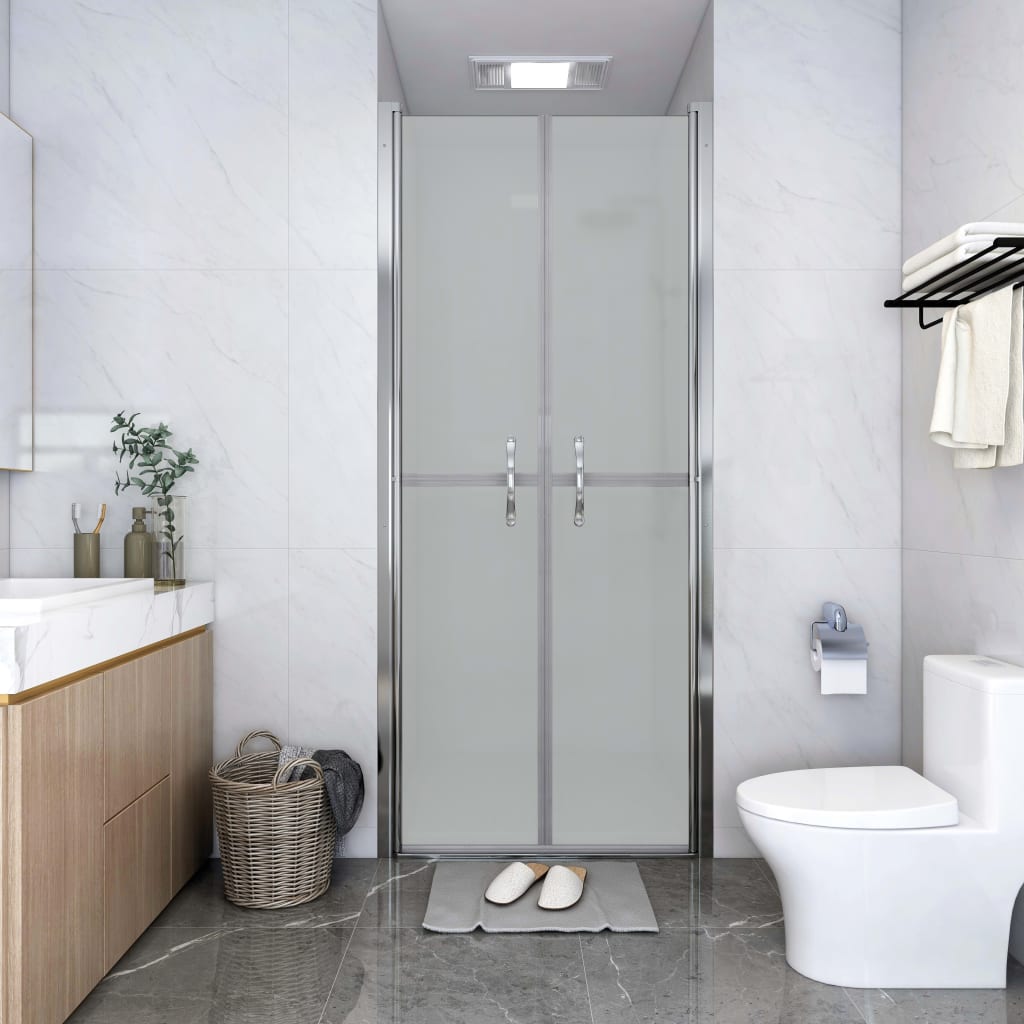 vidaXL Ușă cabină de duș, mat, 86 x 190 cm, ESG poza vidaxl.ro