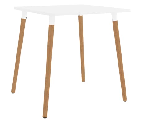 vidaXL Valgomojo baldų komplektas, 5 dalių, pilkas (287238+324158)