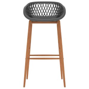 5dílný barový set bílo-šedý - obrázek 8