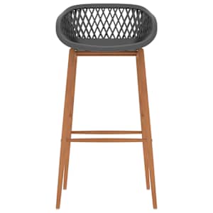 5dílný barový set bílo-šedý - obrázek 8