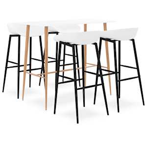 Barska garnitura 5-delna bela