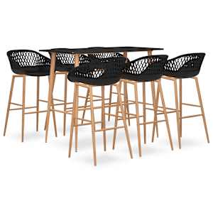 Barska garnitura 7-delna črna