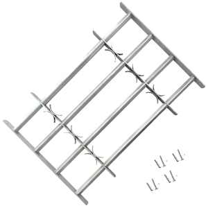 Nastavitelné bezpečnostní okenní mříže 2 ks 1000–1500 mm - obrázek 2