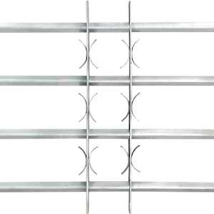 Nastavitelné bezpečnostní okenní mříže 2 ks 1000–1500 mm - obrázek 4