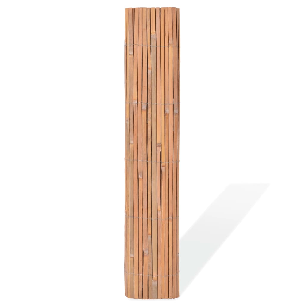 vidaXL Vallas de bambú 2 unidades 150x400 cm