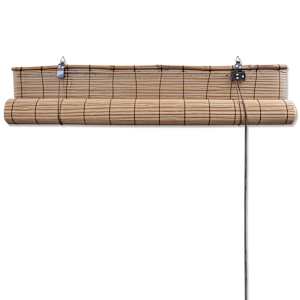 Zatemňovací rolety z bambusu 2 ks 80 x 160 cm hnědé - obrázek 4