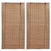 vidaXL bambusrulood 2 tk, 100 x 160 cm, pruun
