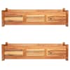 vidaXL taimelava, 2 tk, 100 x 30 x 25 cm, akaatsiapuu