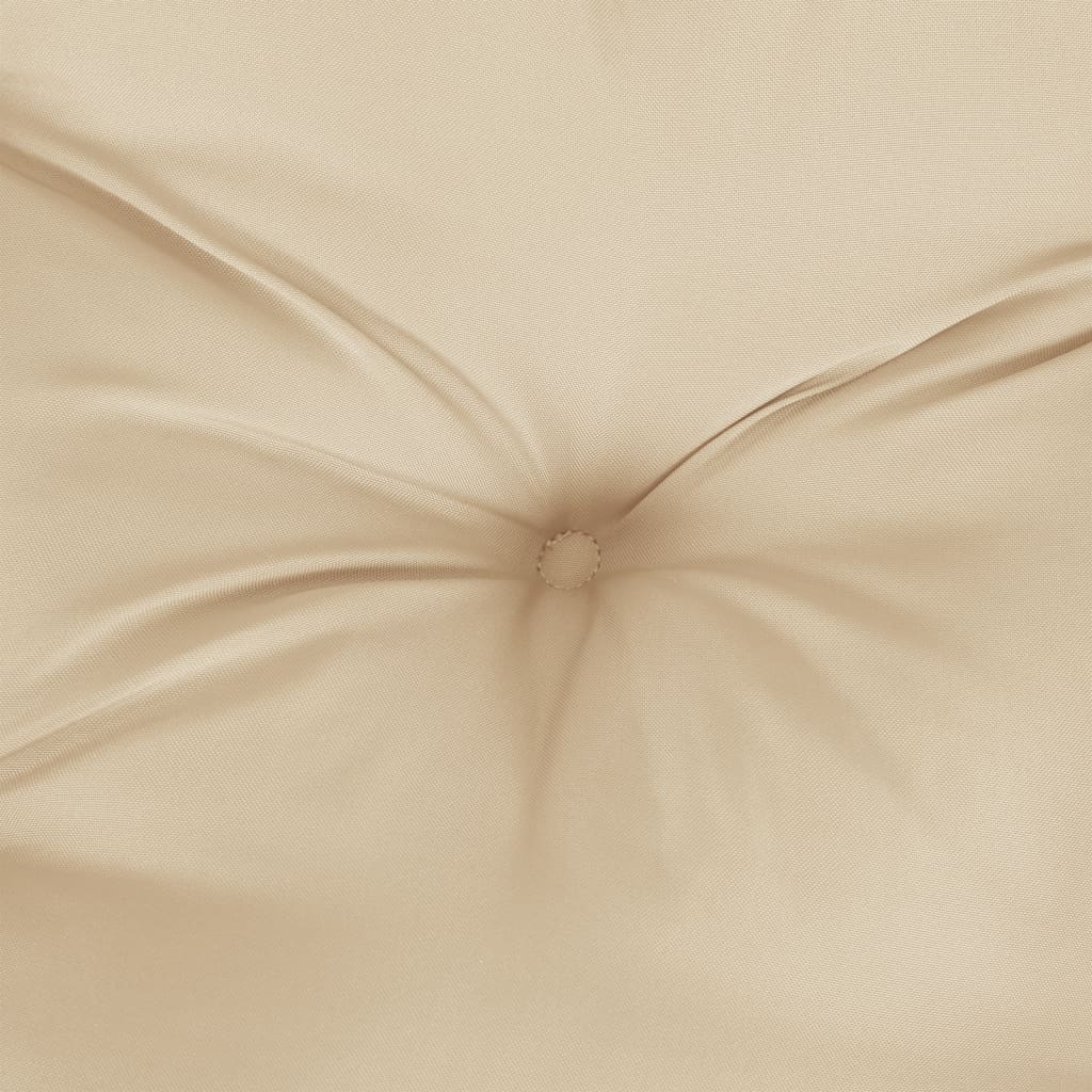 Poduszki na krzesła ogrodowe, 4 szt., beżowe, 120x50x7 cm