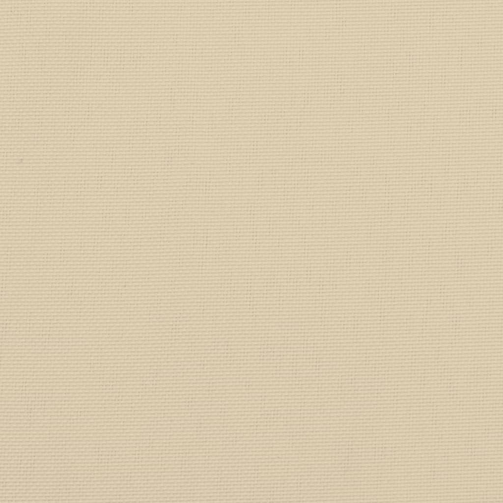 Poduszki na krzesła ogrodowe, 4 szt., beżowe, 120x50x7 cm