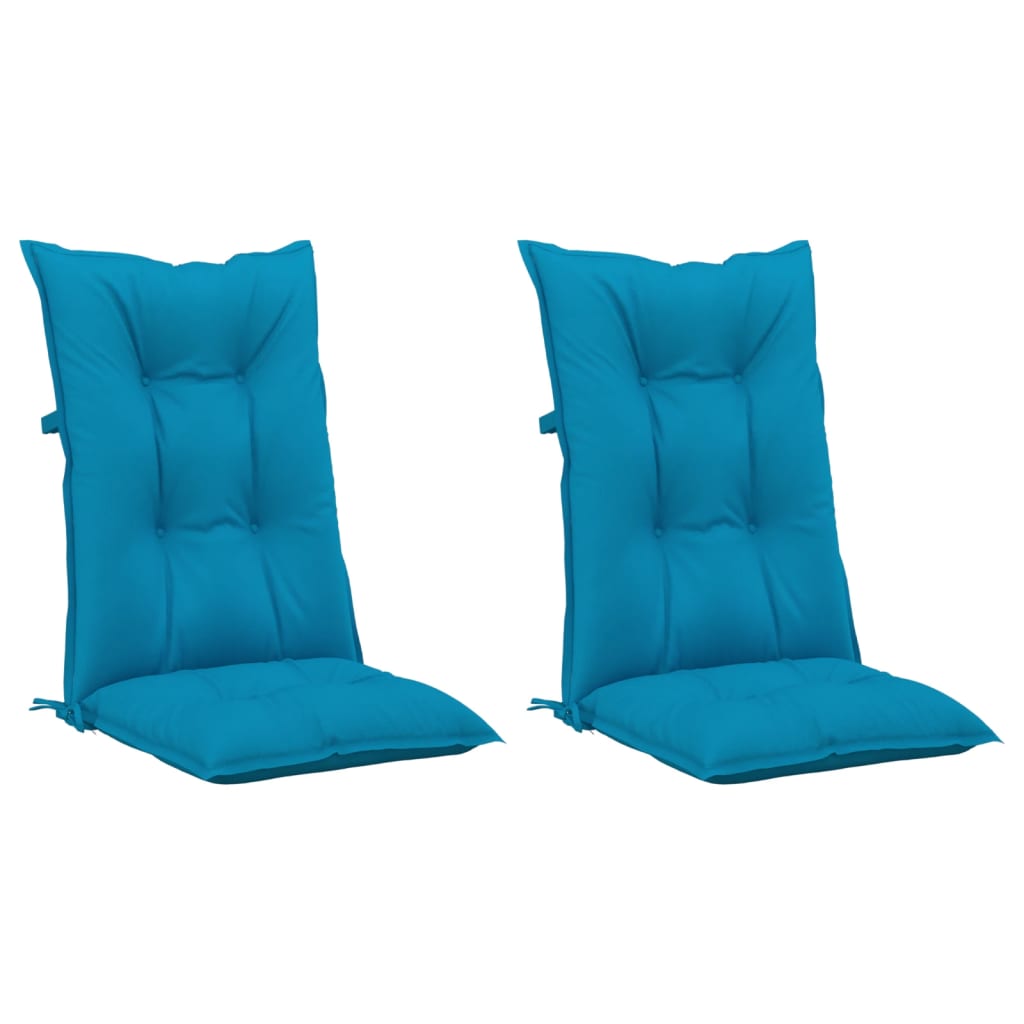 

vidaXL Tuinstoelkussens 2 st 120x50x7 cm blauw