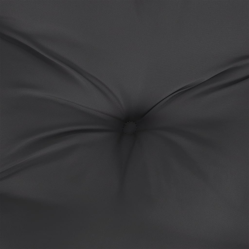 Poduszki na krzesła ogrodowe, 4 szt., czarne, 120x50x7 cm