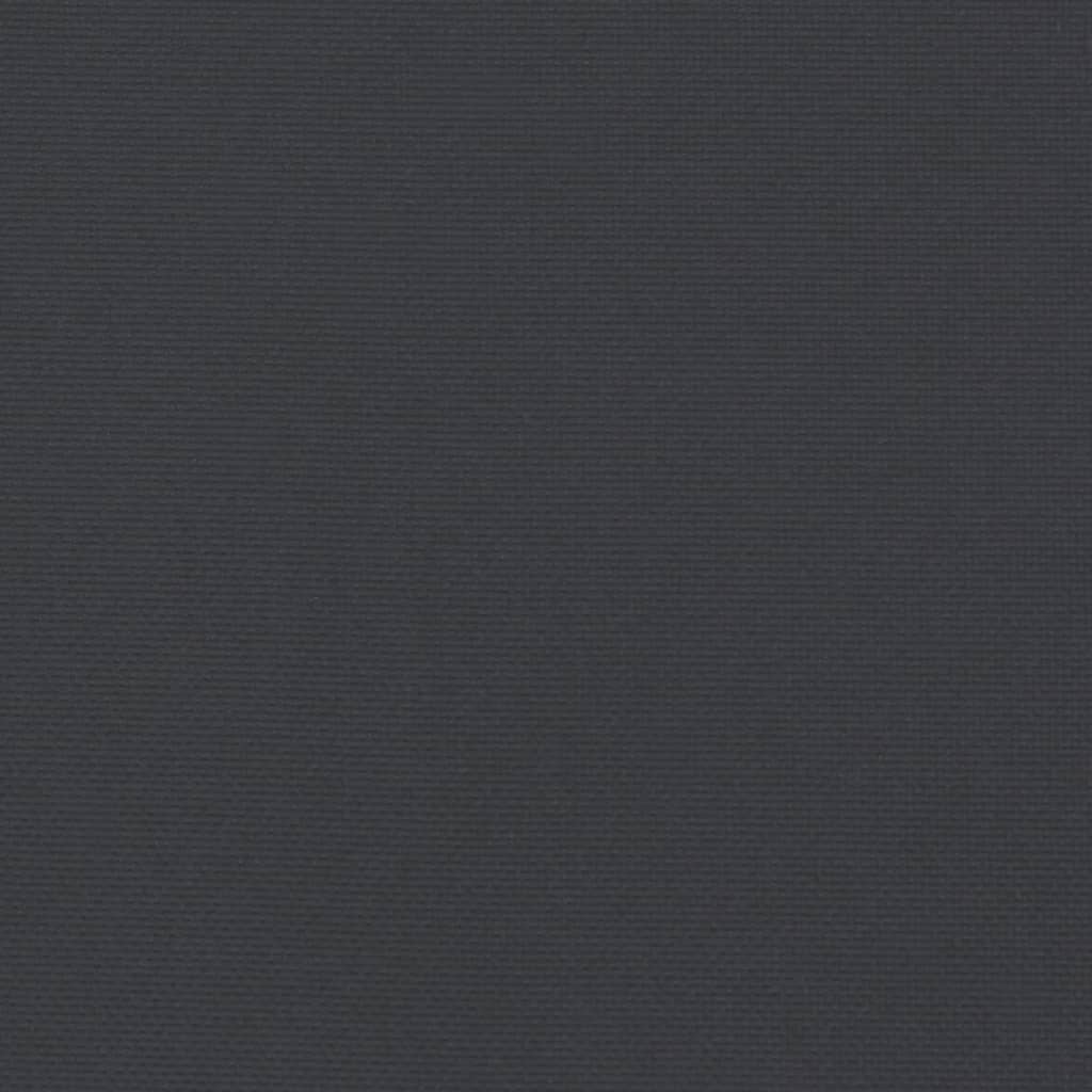 Poduszki na krzesła ogrodowe, 4 szt., czarne, 120x50x7 cm